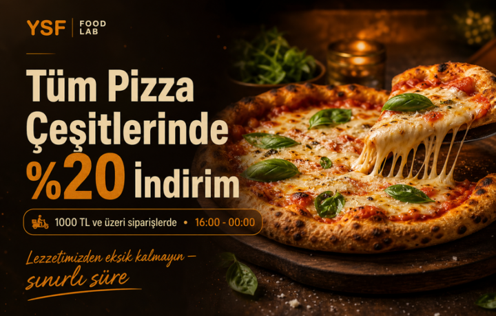 Pizzalarımızın tadına bakmayan kalmasın